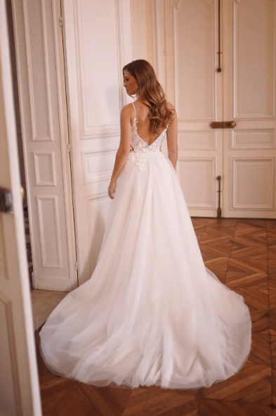 Vestido en transparencias